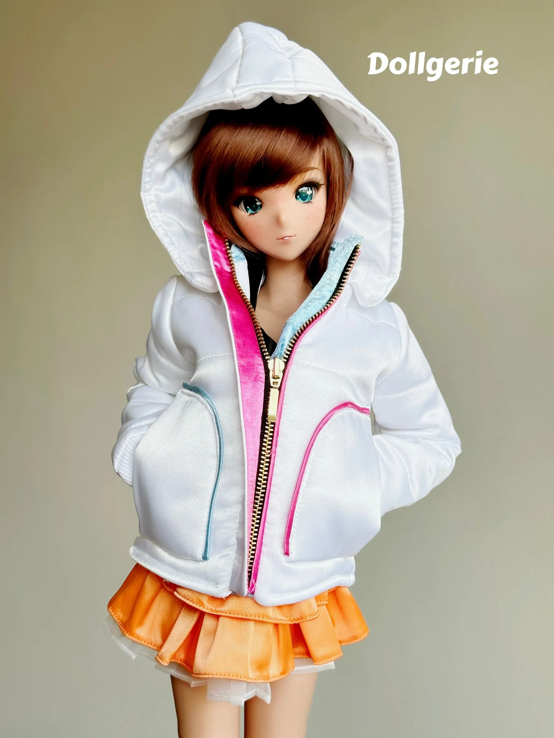 Snow White Down Jacket for SmartDoll or any 1/3 BJD
