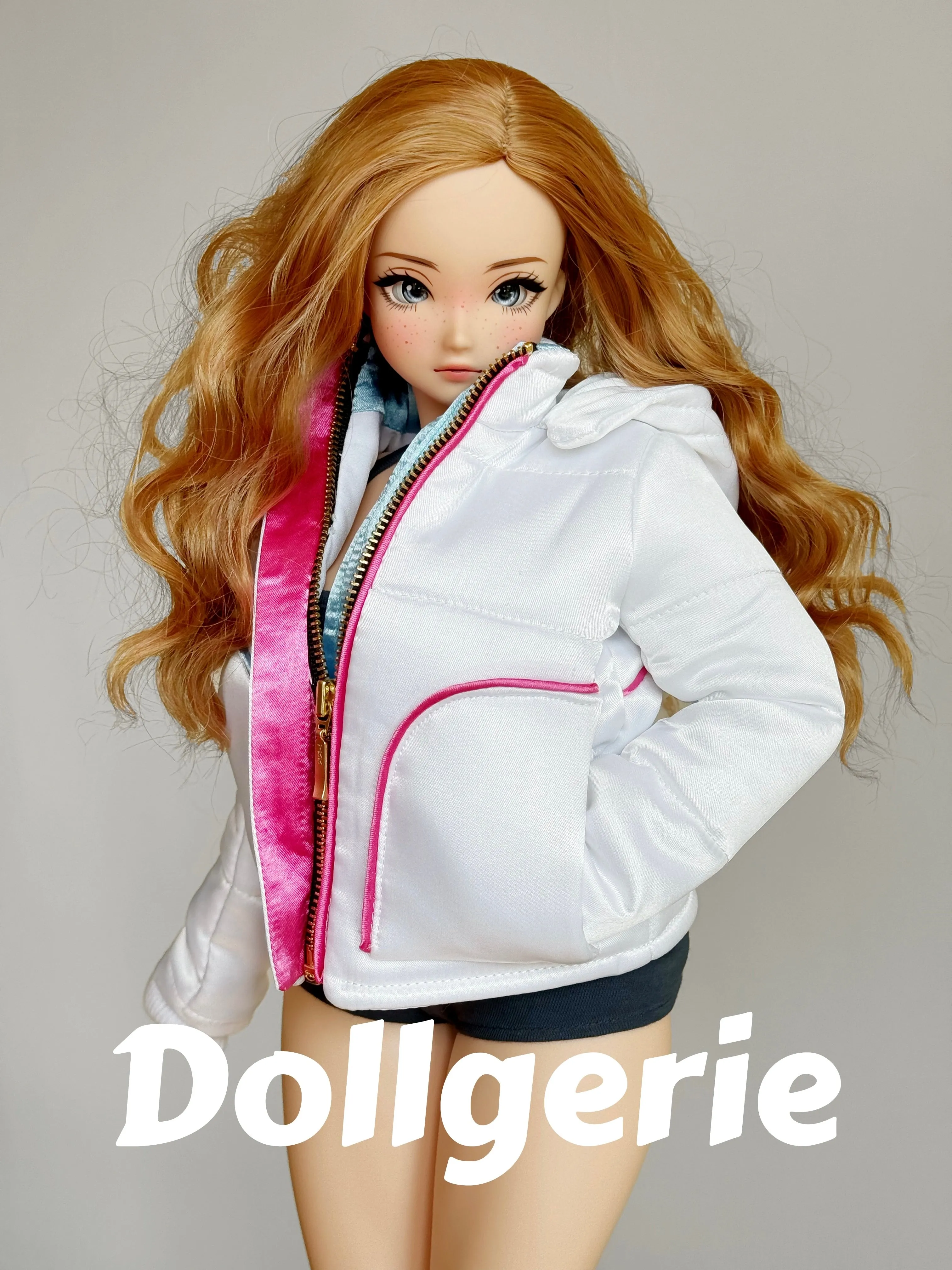 Snow White Down Jacket for SmartDoll or any 1/3 BJD
