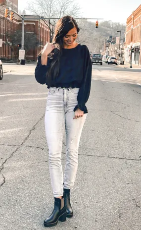 Stella Crop Knit Top