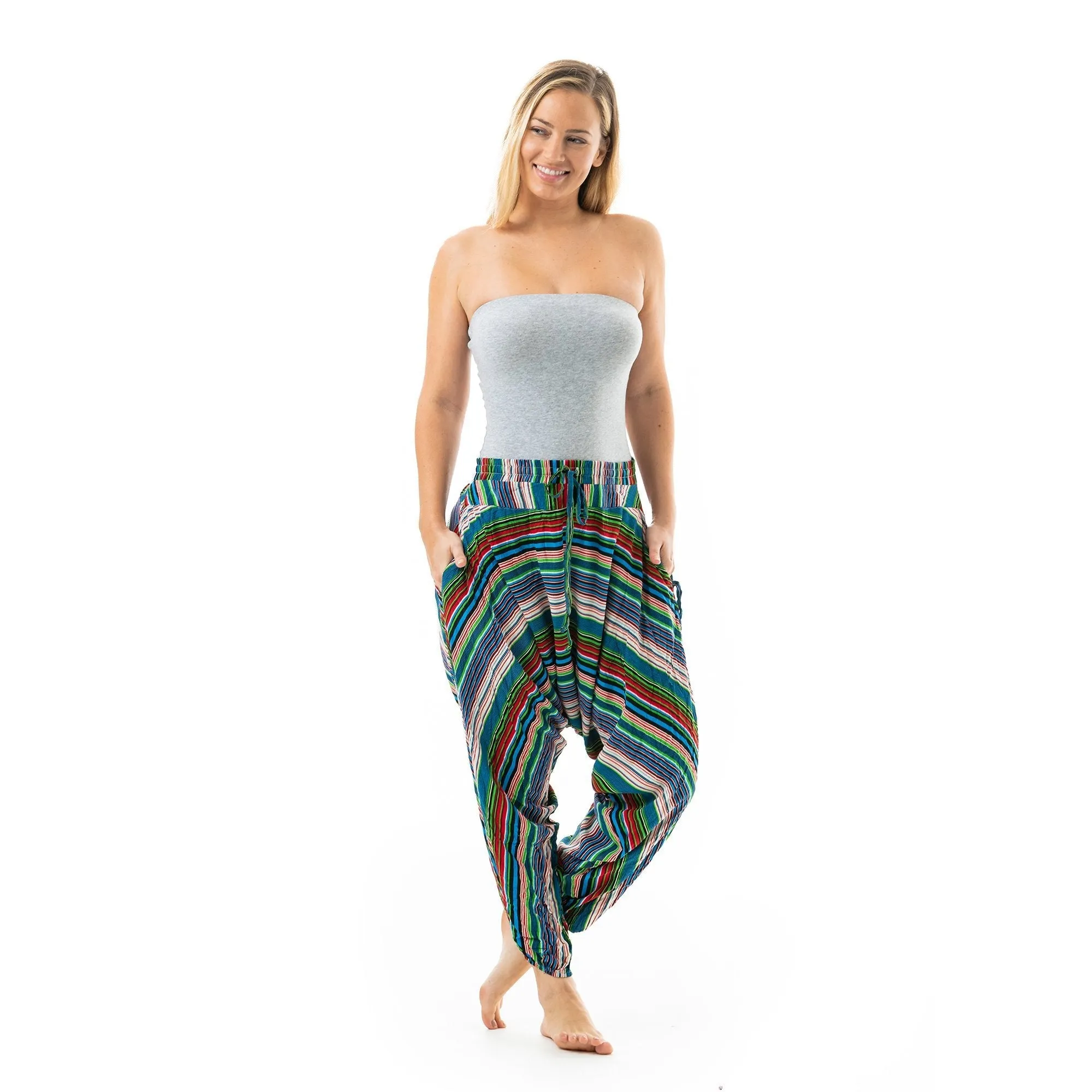 Stripe Savannah Harem Pants by Buddha Pants®