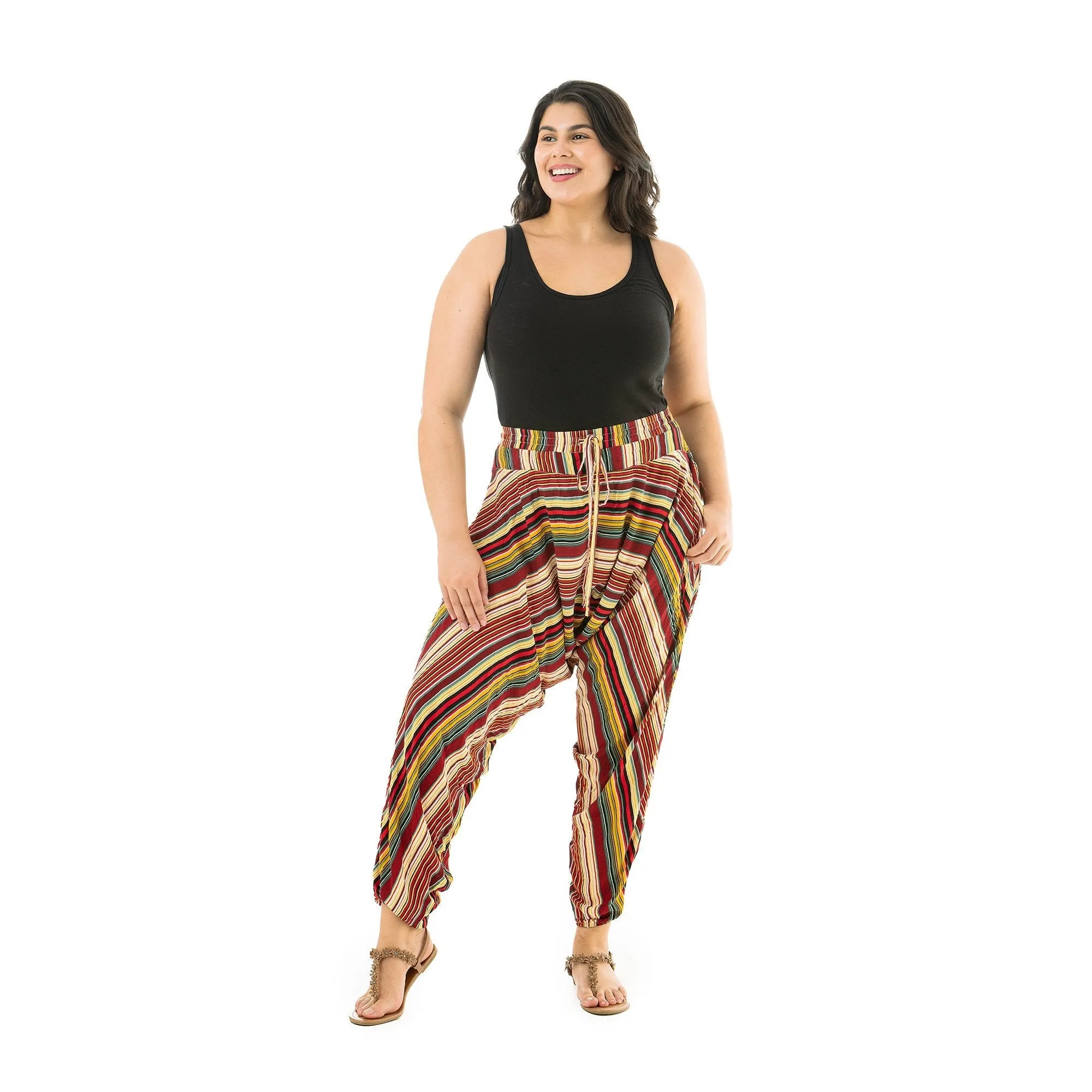 Stripe Savannah Harem Pants by Buddha Pants®