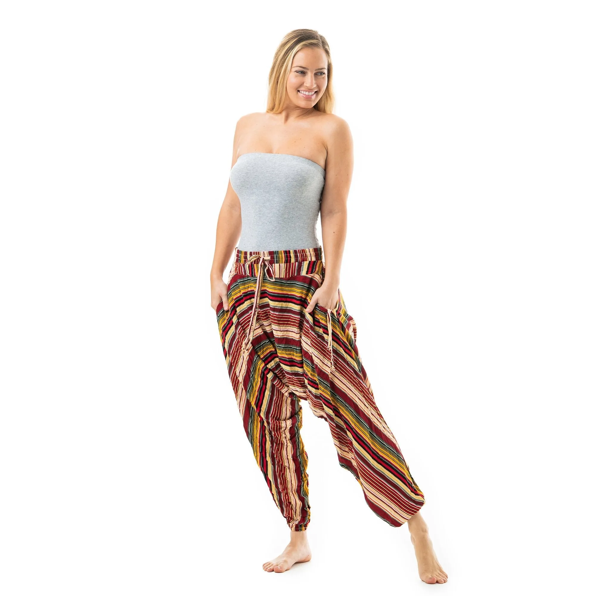Stripe Savannah Harem Pants by Buddha Pants®