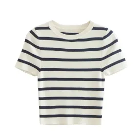 Striped Knit Top