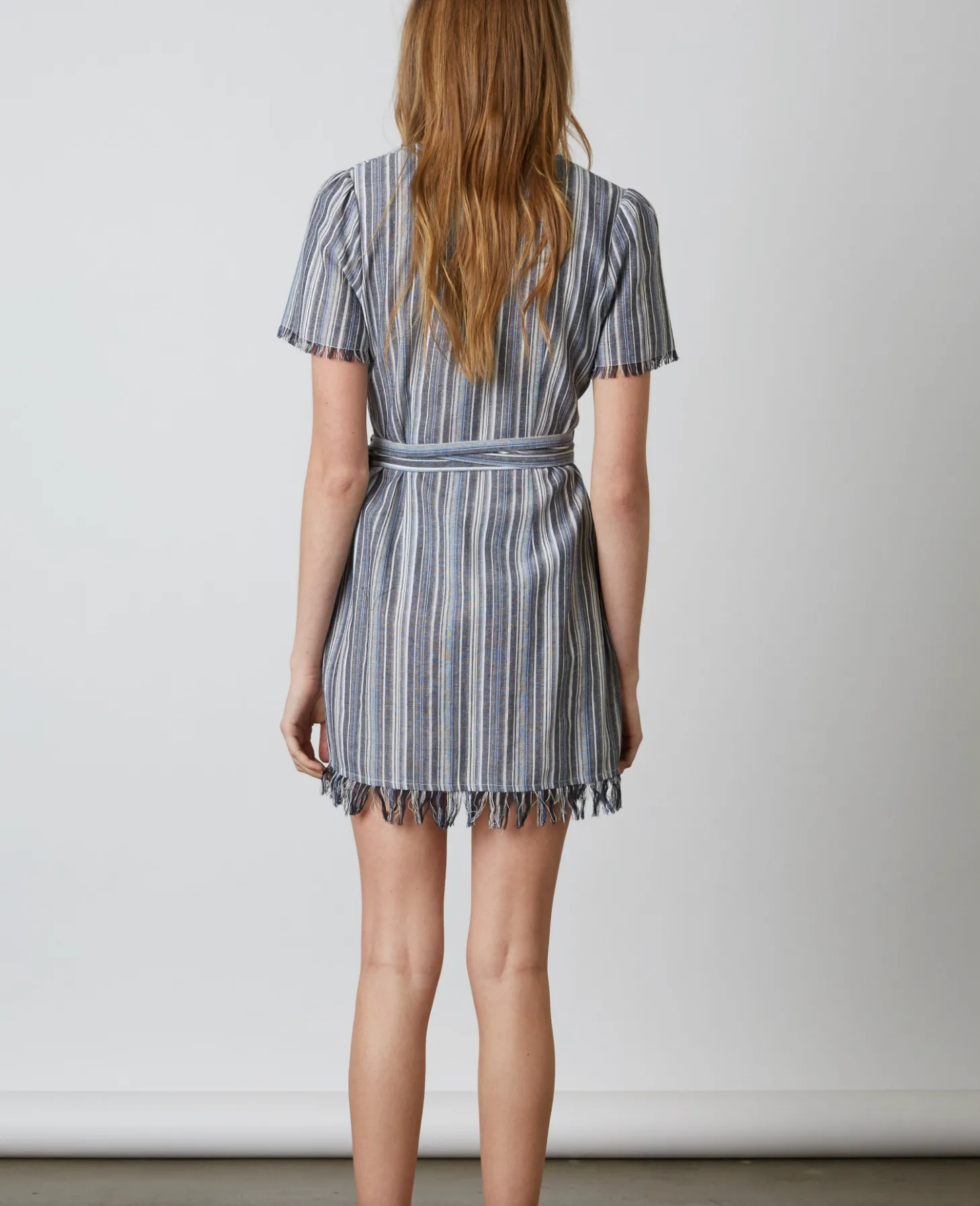 Striped Wrap Dress
