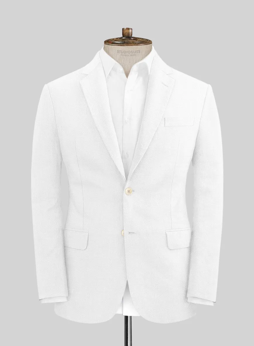 Stylbiella Natural White Linen Suit