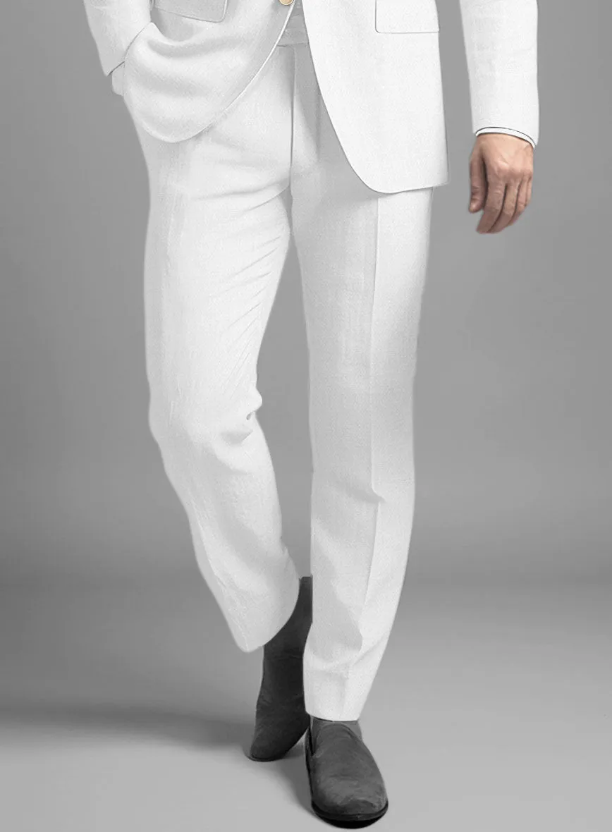 Stylbiella Natural White Linen Suit