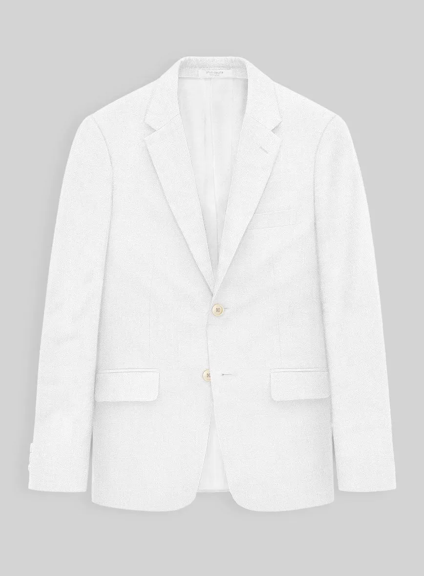 Stylbiella Natural White Linen Suit