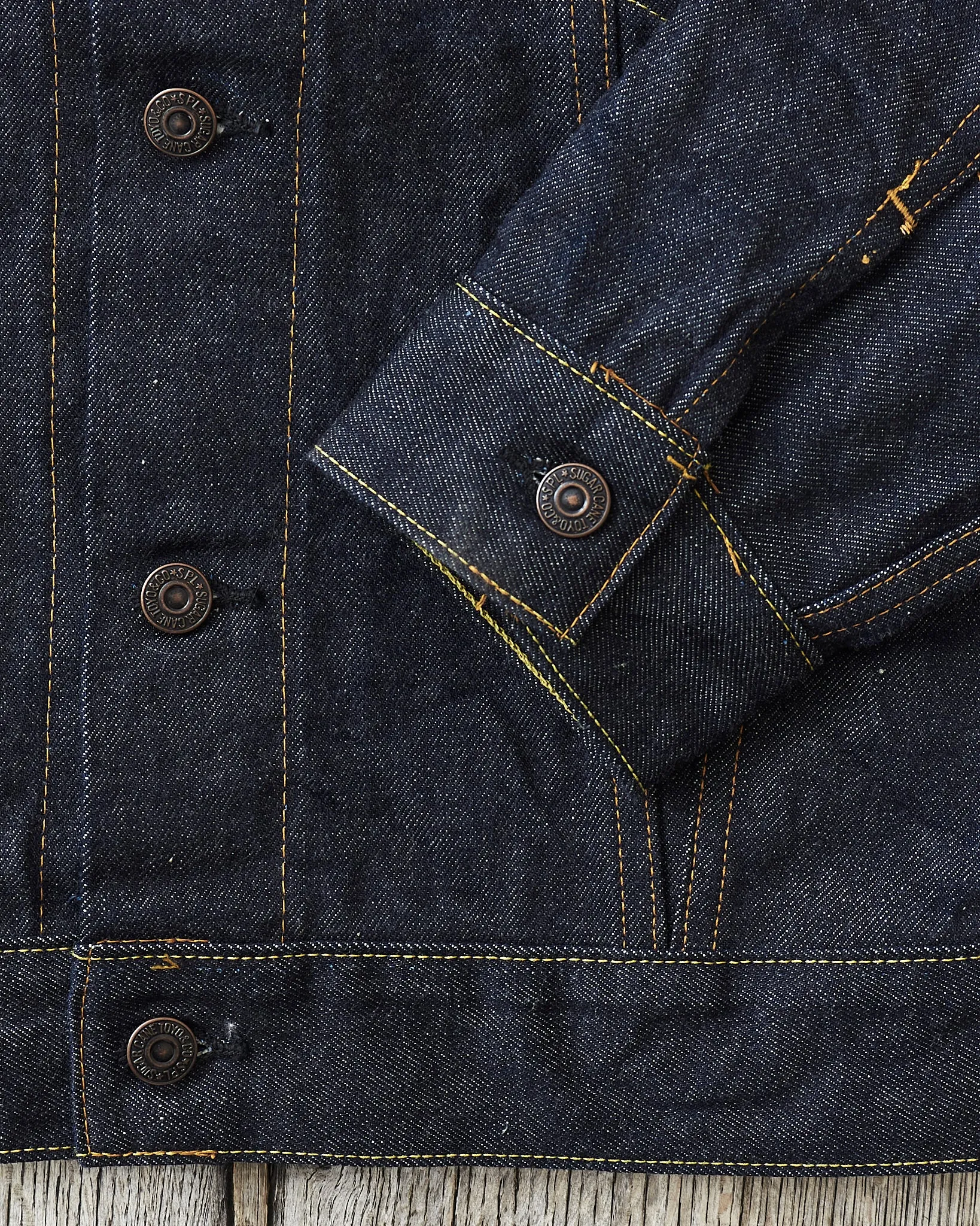 Sugar Cane & Co 1962 Type 3 Selvedge Denim Jacket SC12962