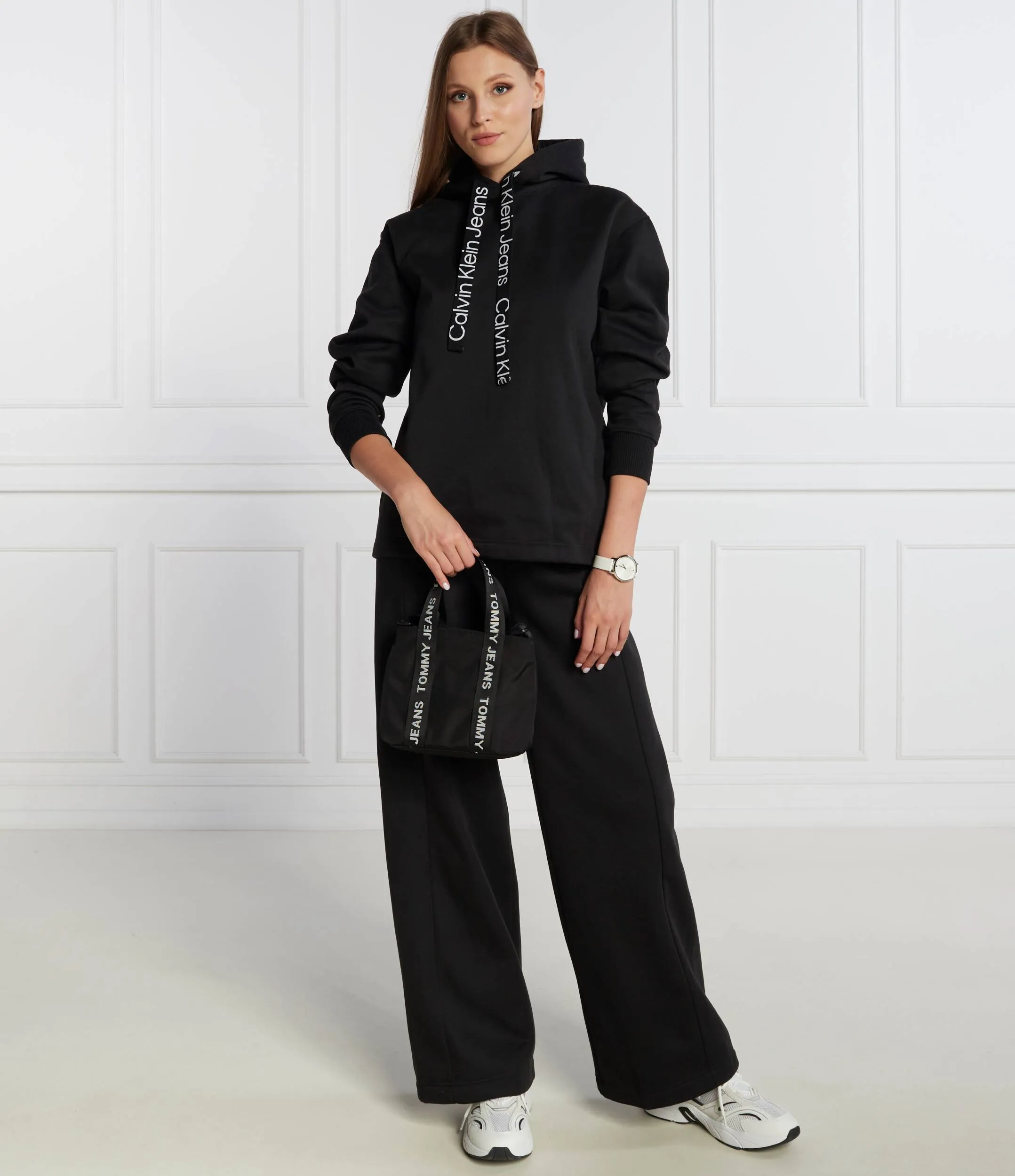 Tape Wide Leg Jog Pant
