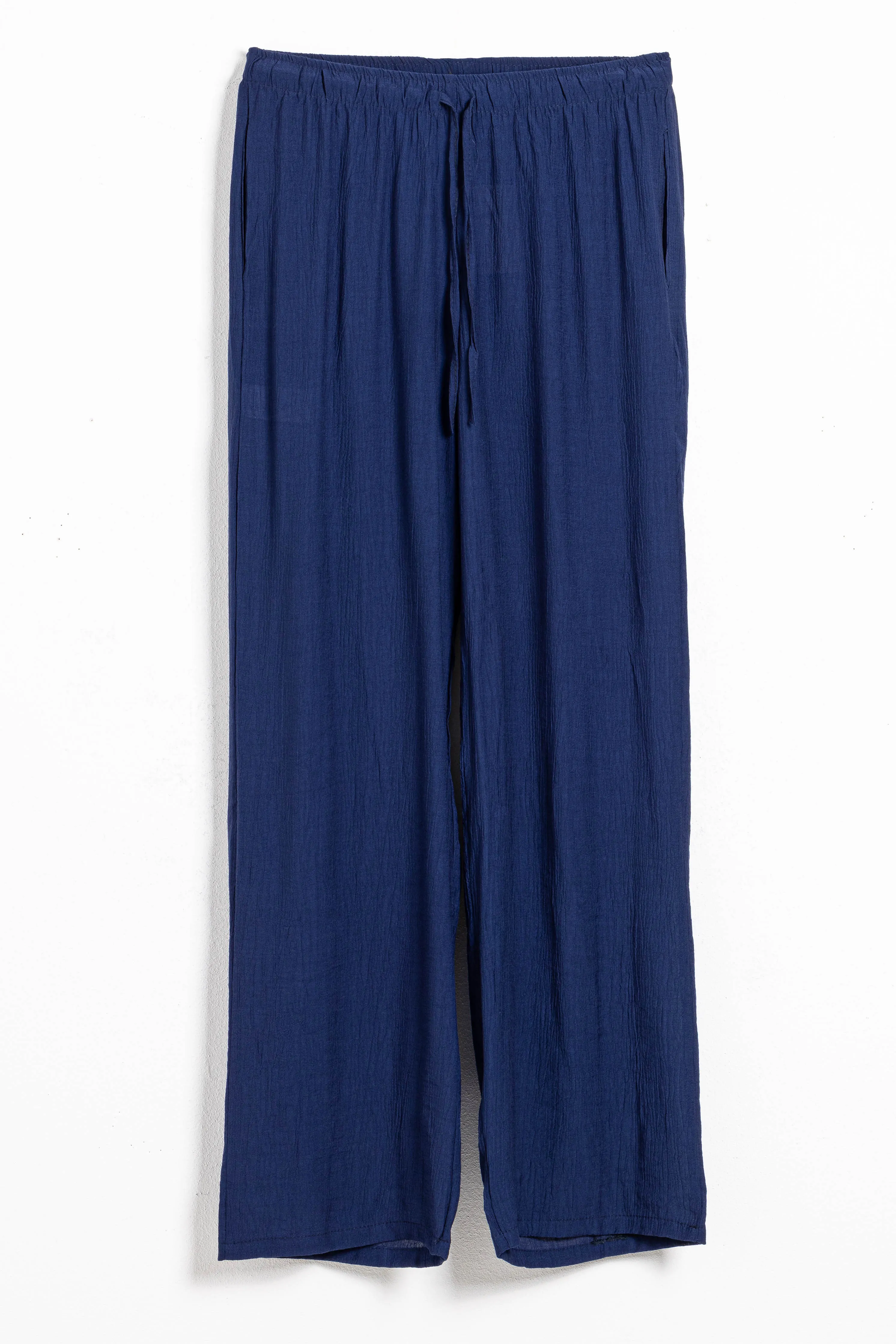 TEXTURED LIGHTWEIGHT TROUSERS
