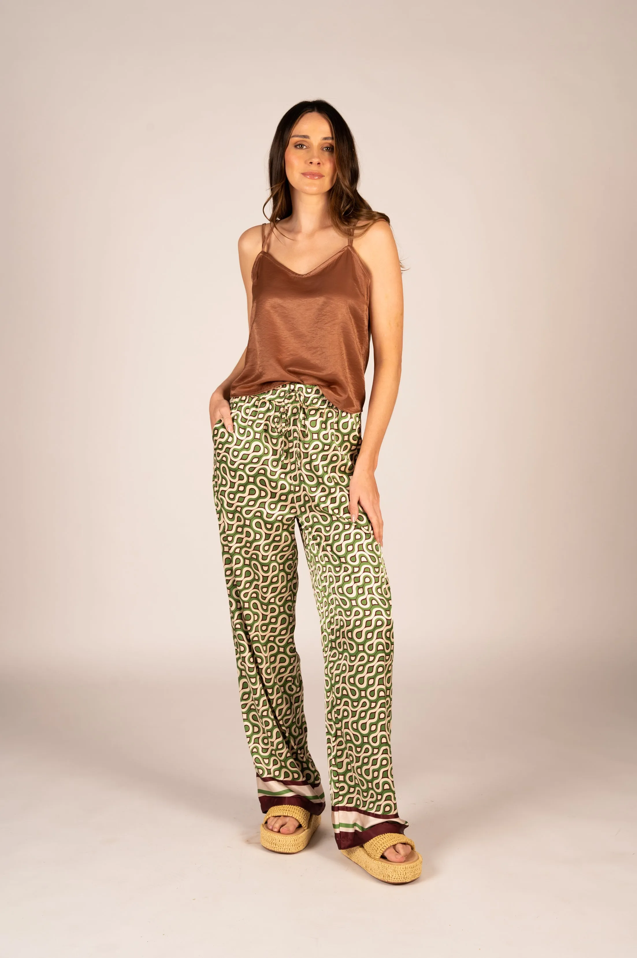 Tully lounge pant - retro border