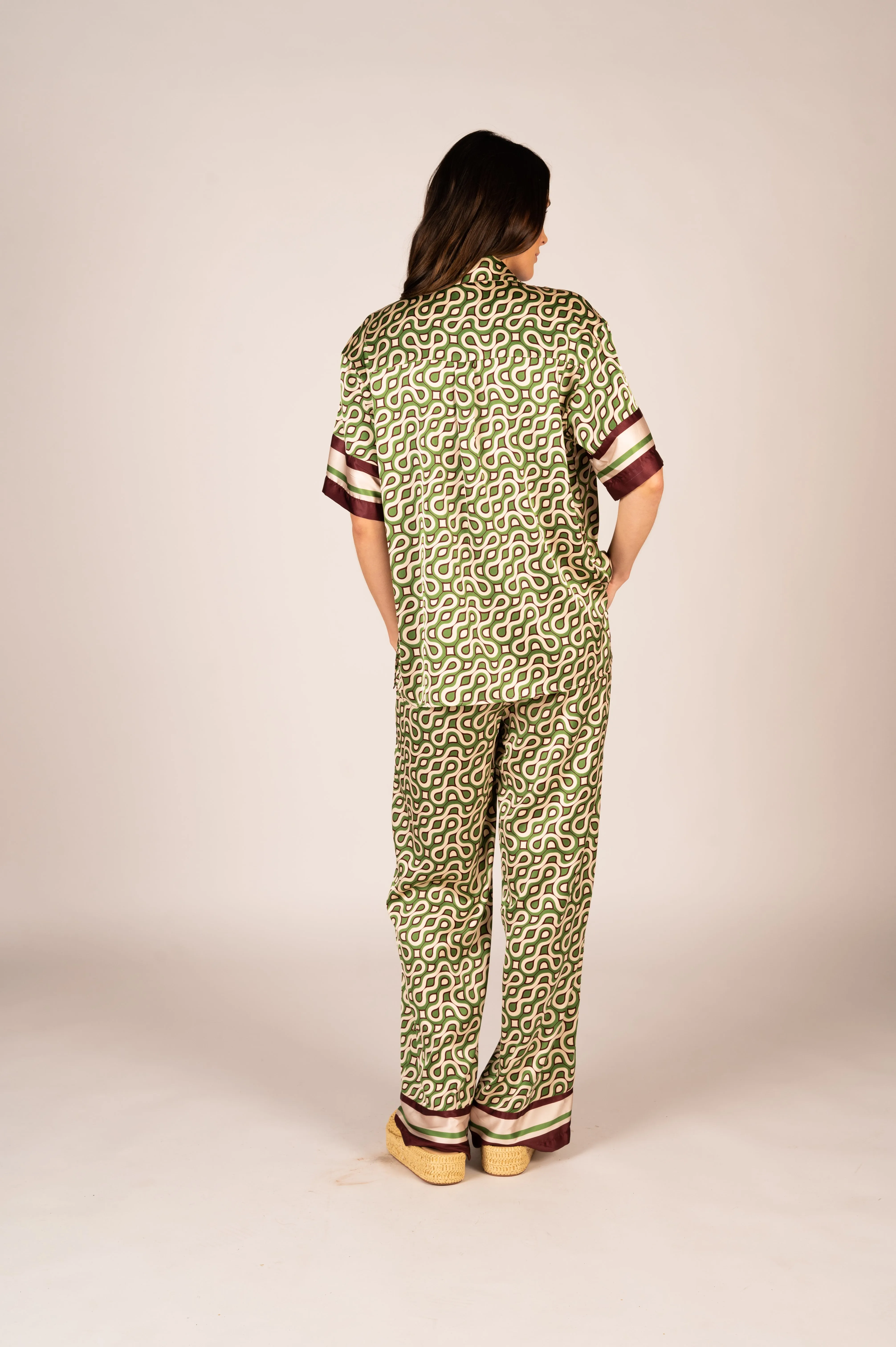 Tully lounge pant - retro border