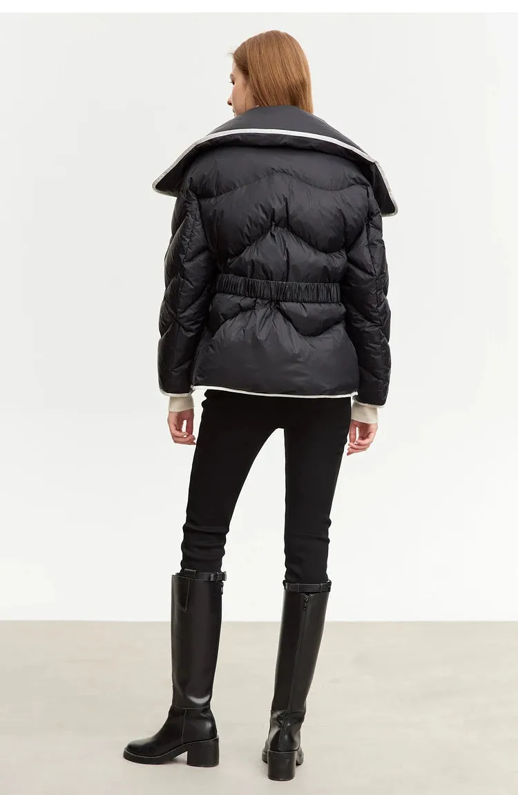 Turn Down Collar Loose Coat