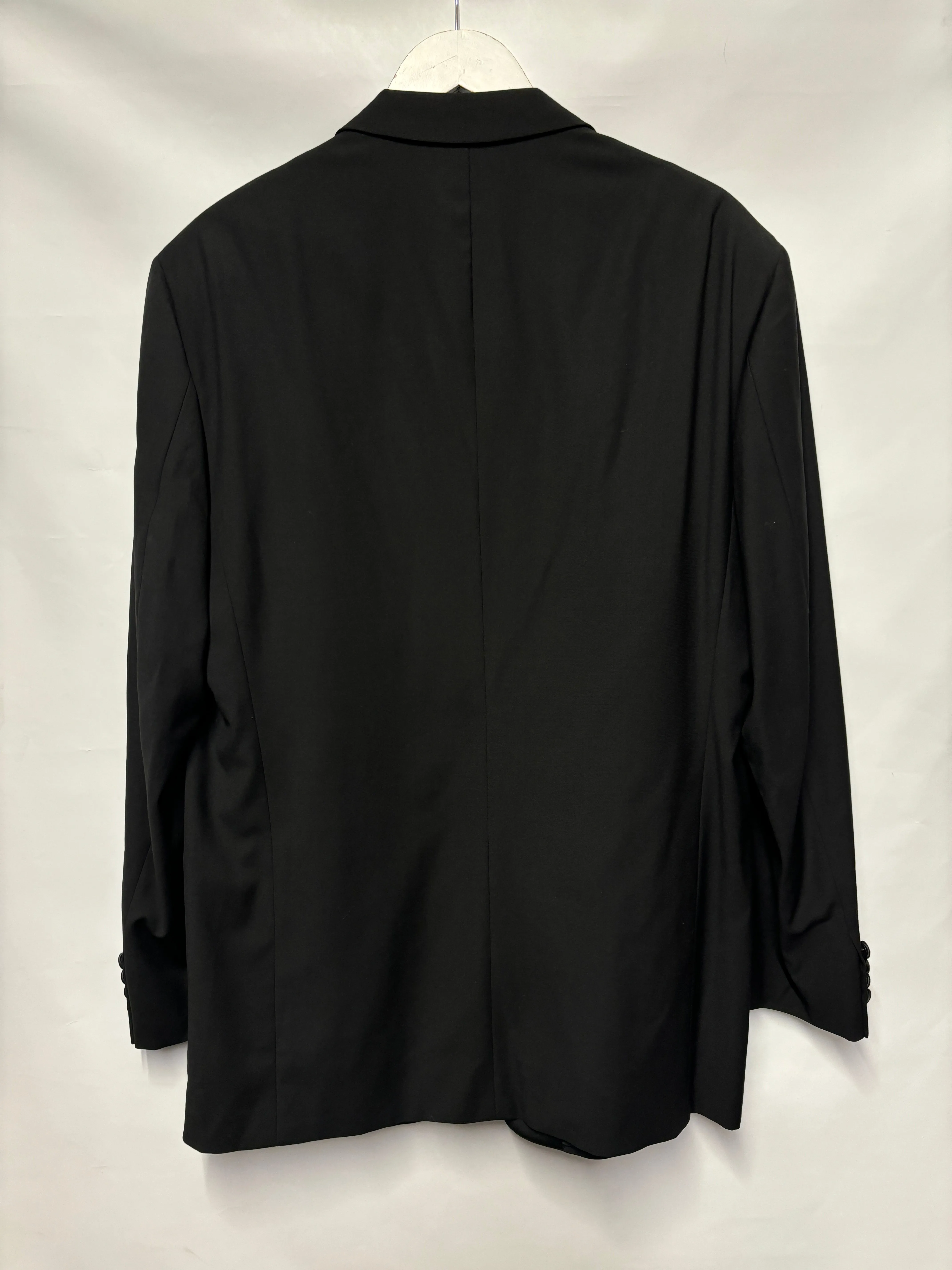 Valentino Black 100% Virgin Wool Tuxedo Large
