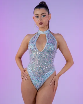 White Diamond Rodeo Keyhole Bodysuit