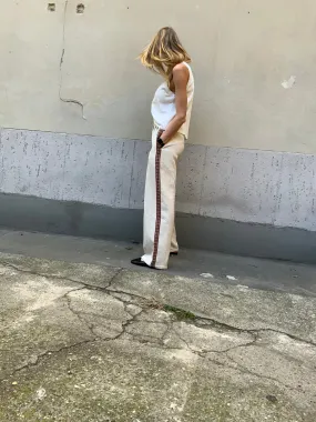 White Ivan trousers