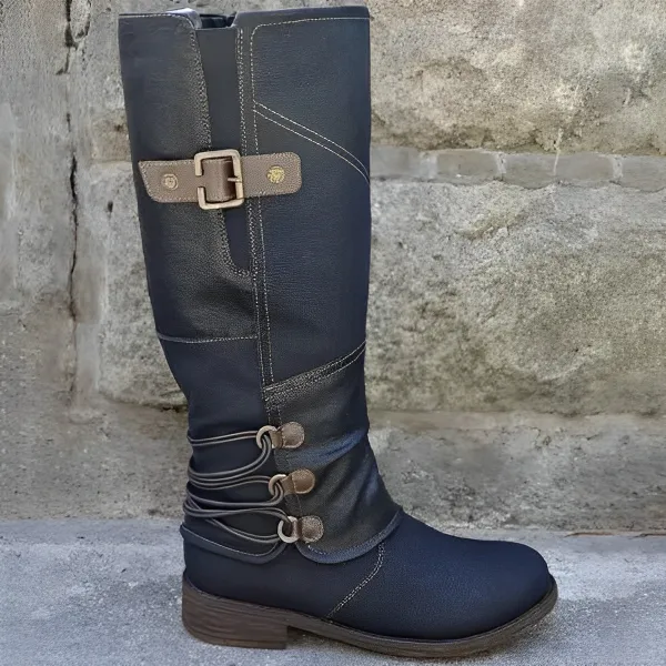 Women'S Vintage Side Zip Tall Rider Boots 52117121C