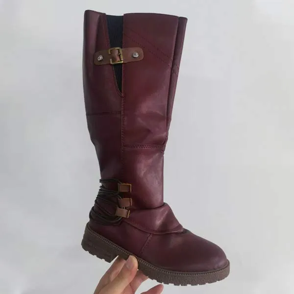 Women'S Vintage Side Zip Tall Rider Boots 52117121C