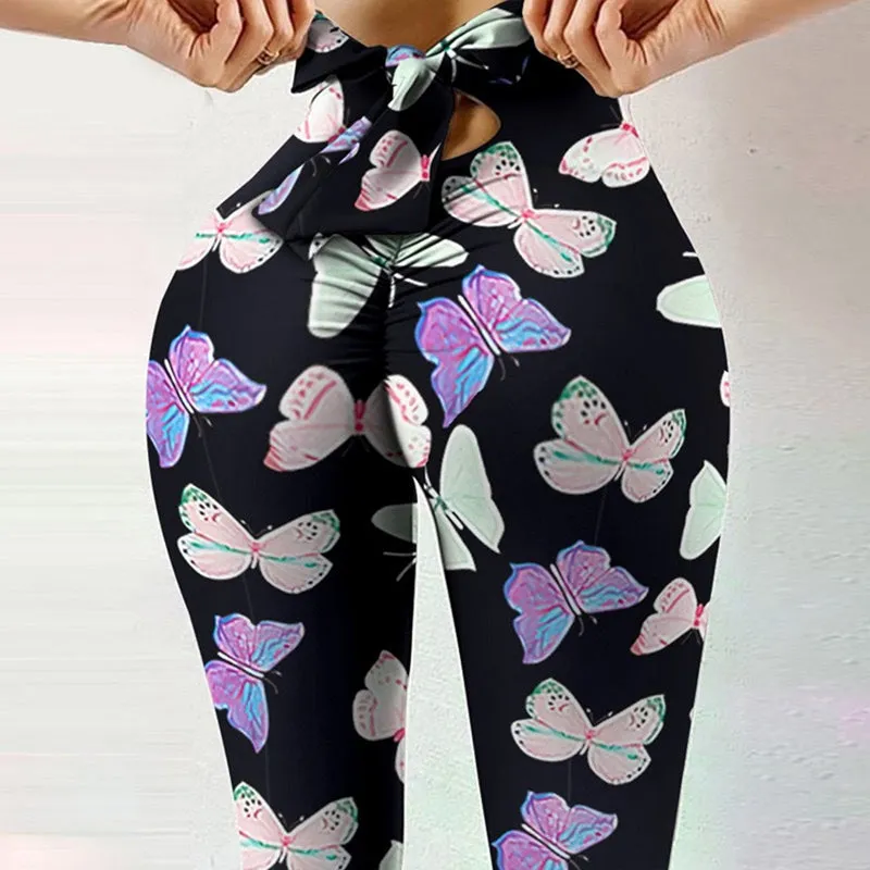 Yoga pants with bow - comfortable and stylish