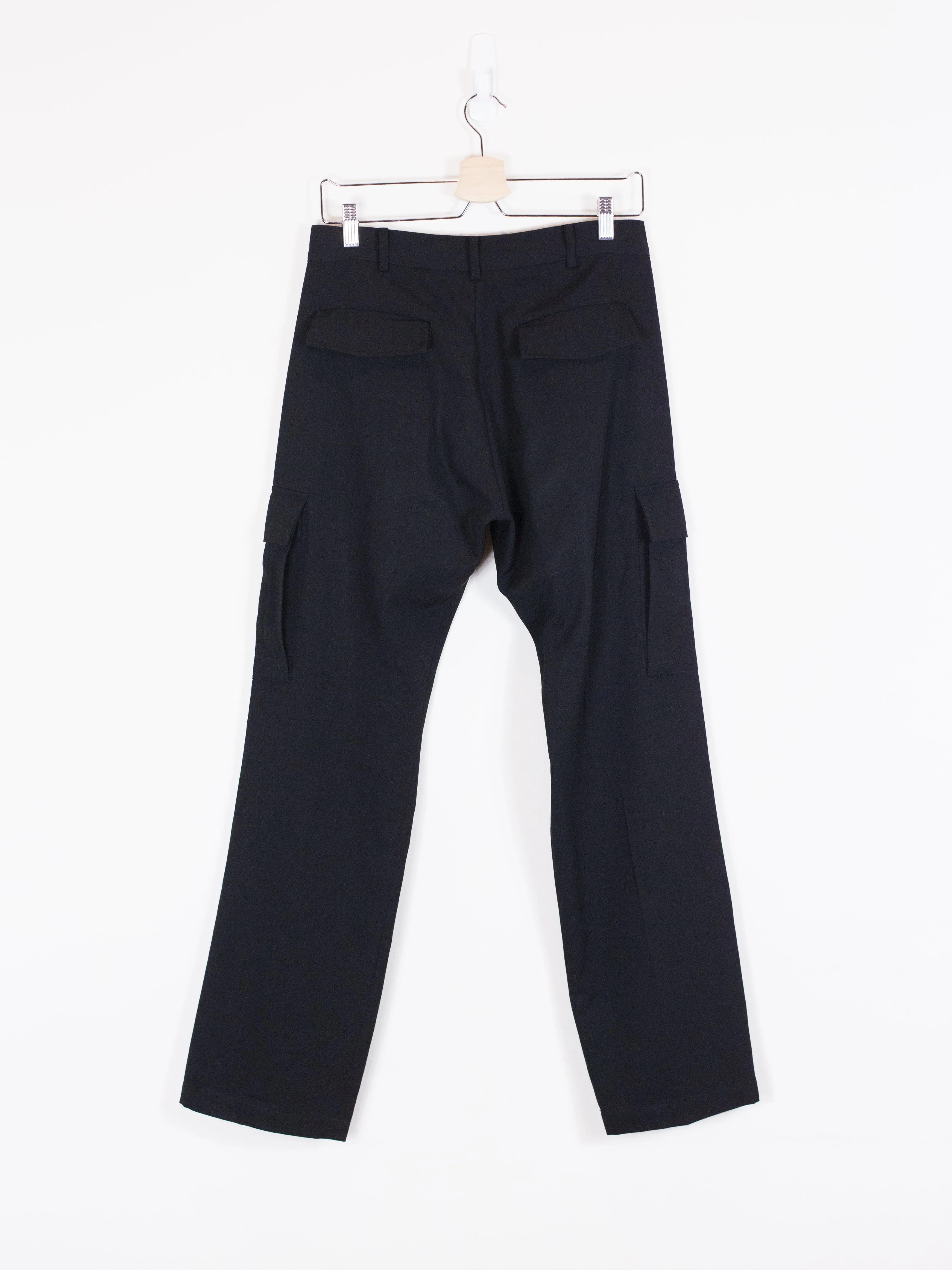 Yohji Yamamoto Y's Wool Gabardine Cargo Trousers