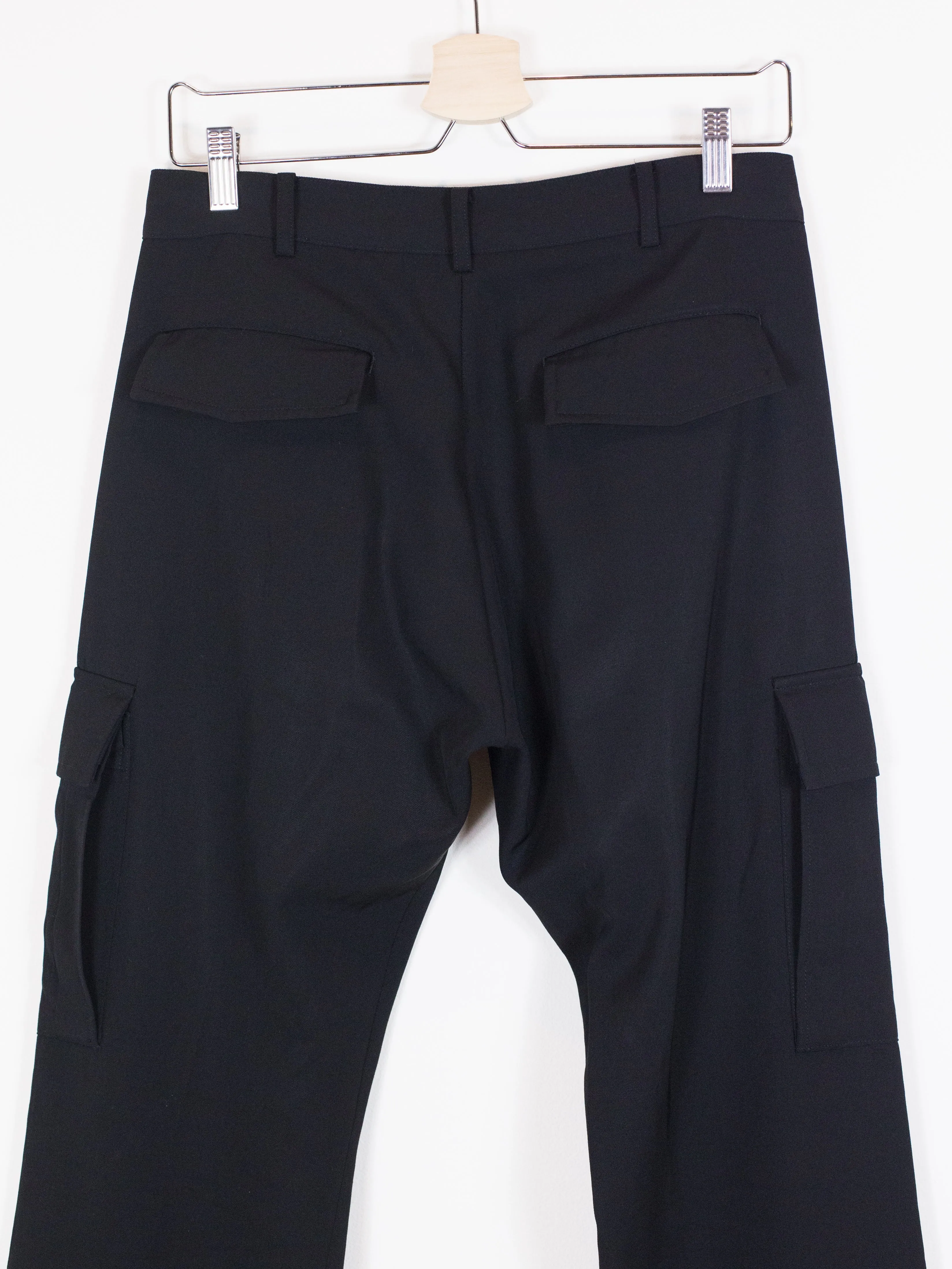 Yohji Yamamoto Y's Wool Gabardine Cargo Trousers