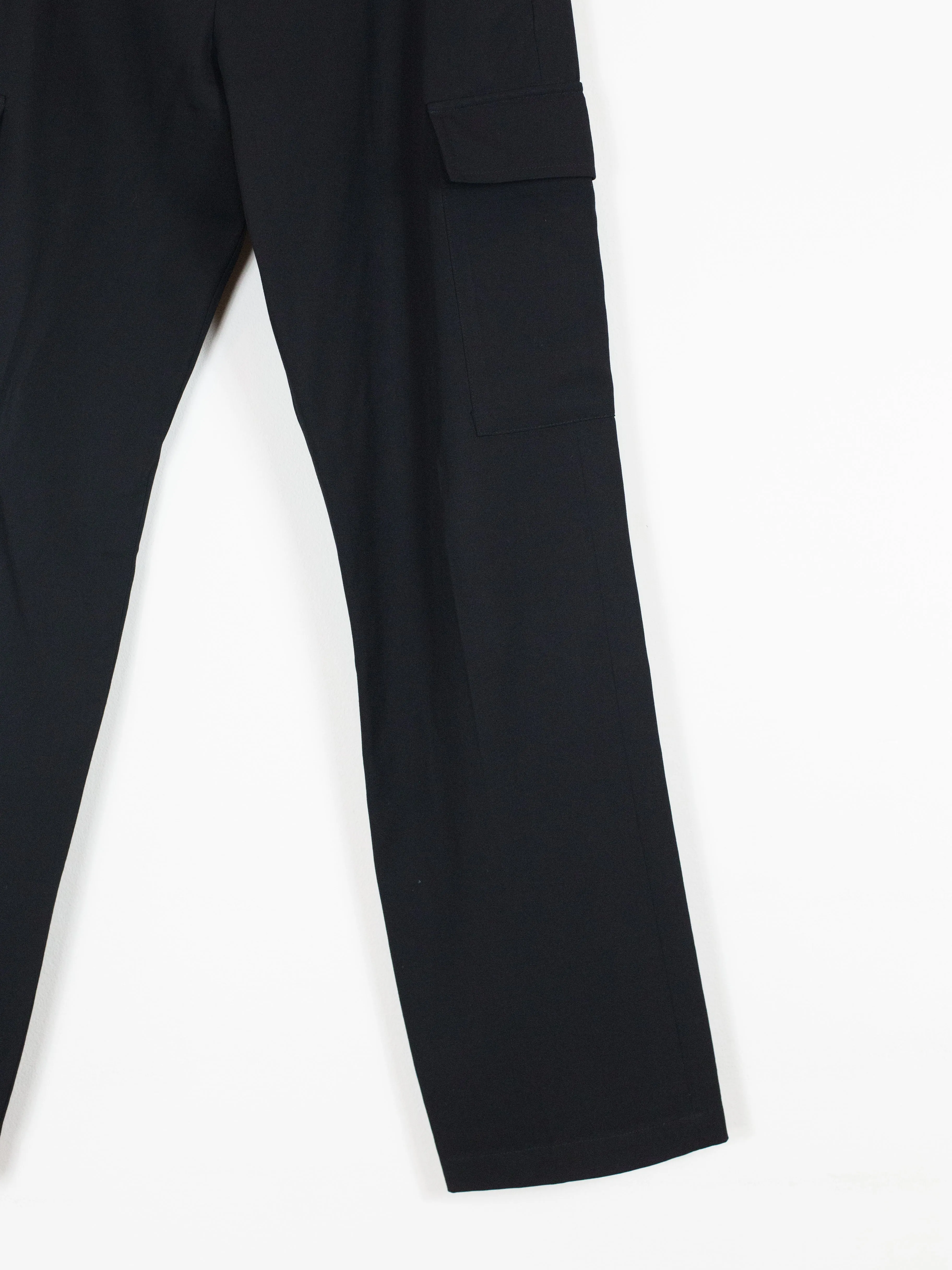 Yohji Yamamoto Y's Wool Gabardine Cargo Trousers