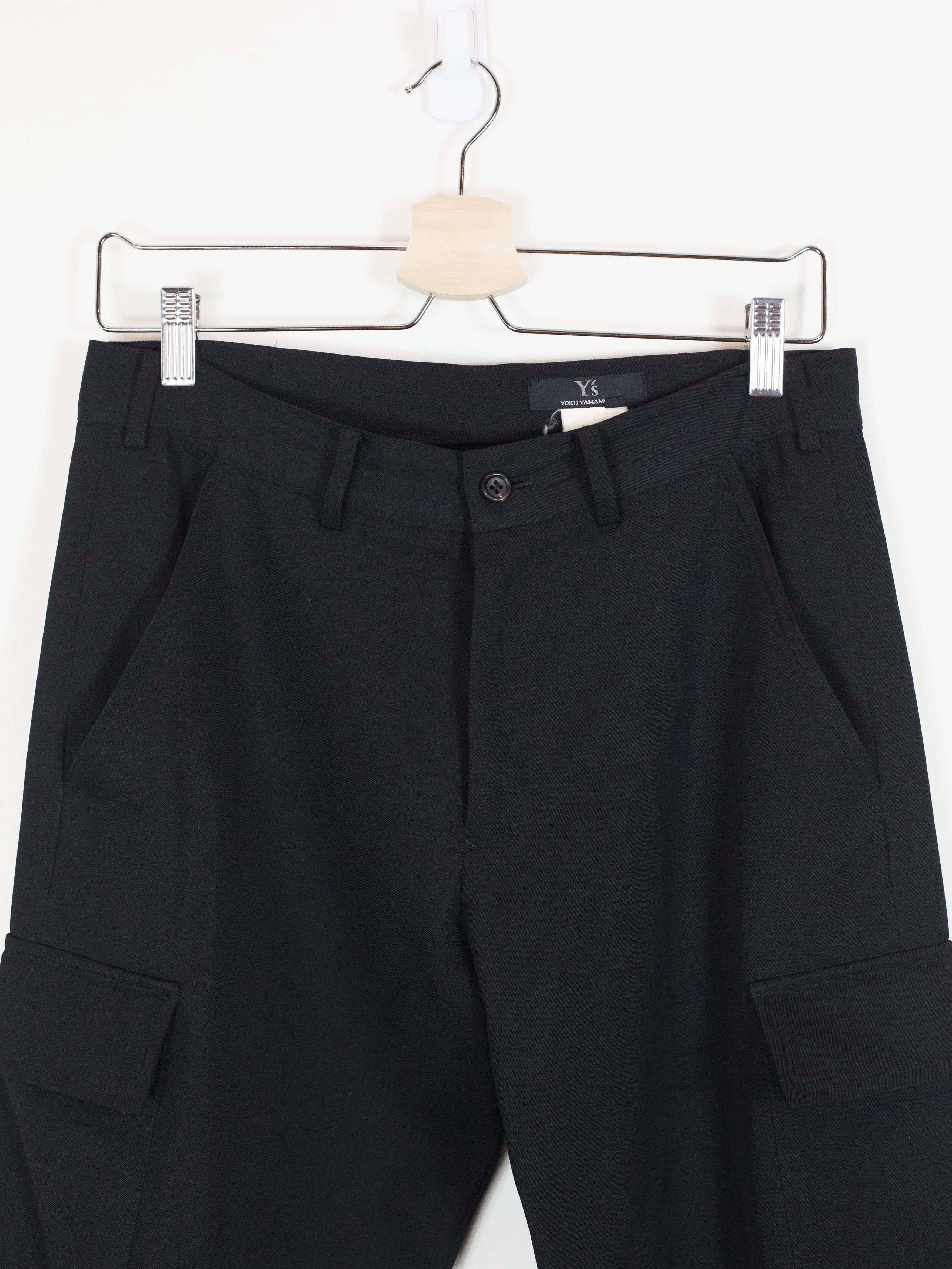 Yohji Yamamoto Y's Wool Gabardine Cargo Trousers